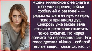 ИСТОРИИ ИЗ ЖИЗНИ|Семь миллионов с ее счета я тебе уже перевел|РЕАЛЬНЫЕ ИСТОРИИ|ЖИЗНЕННЫЕ ИСТОРИИ