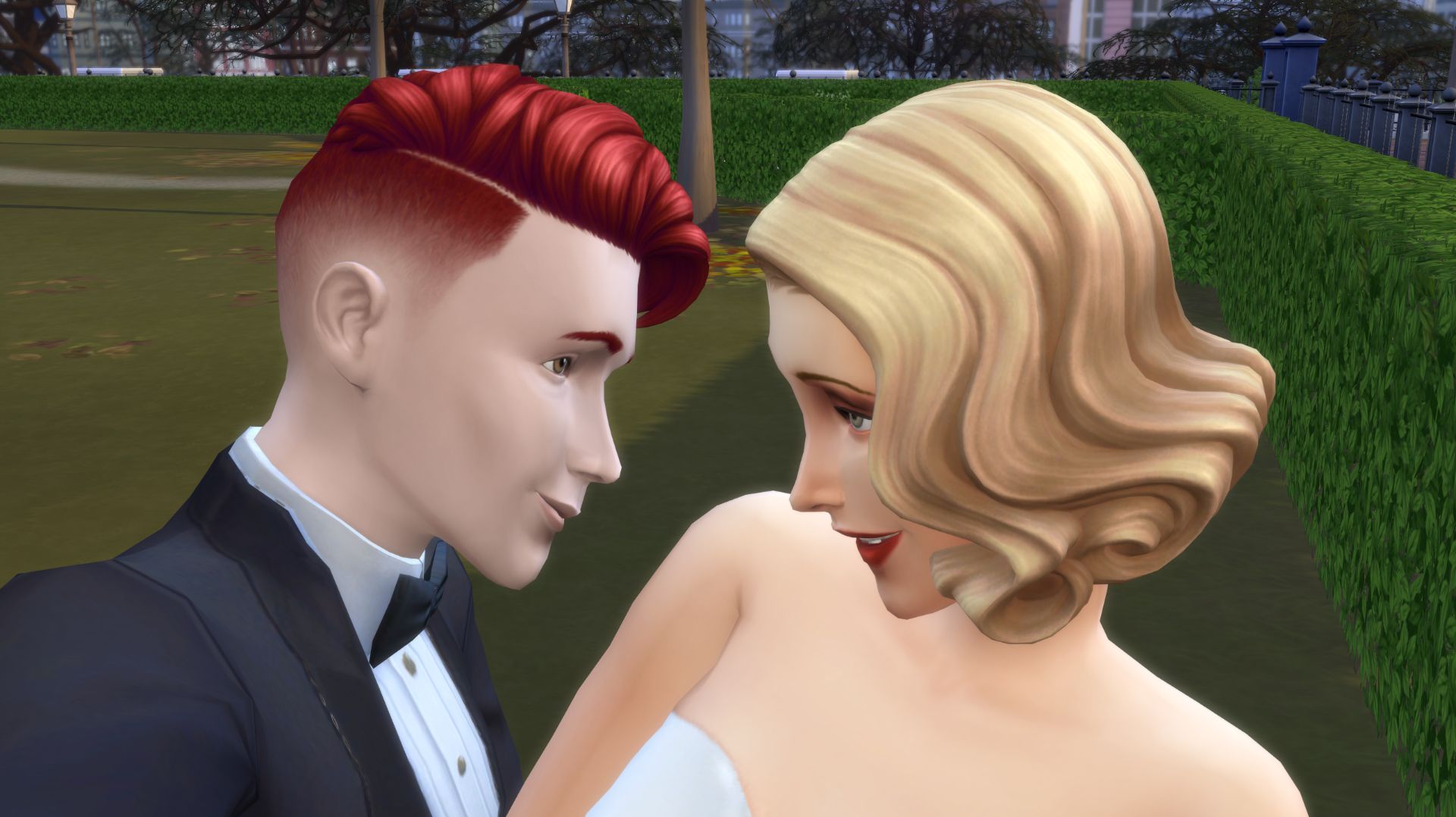 Not So Berry. The Sims 4. Красный №14. Свадьба.