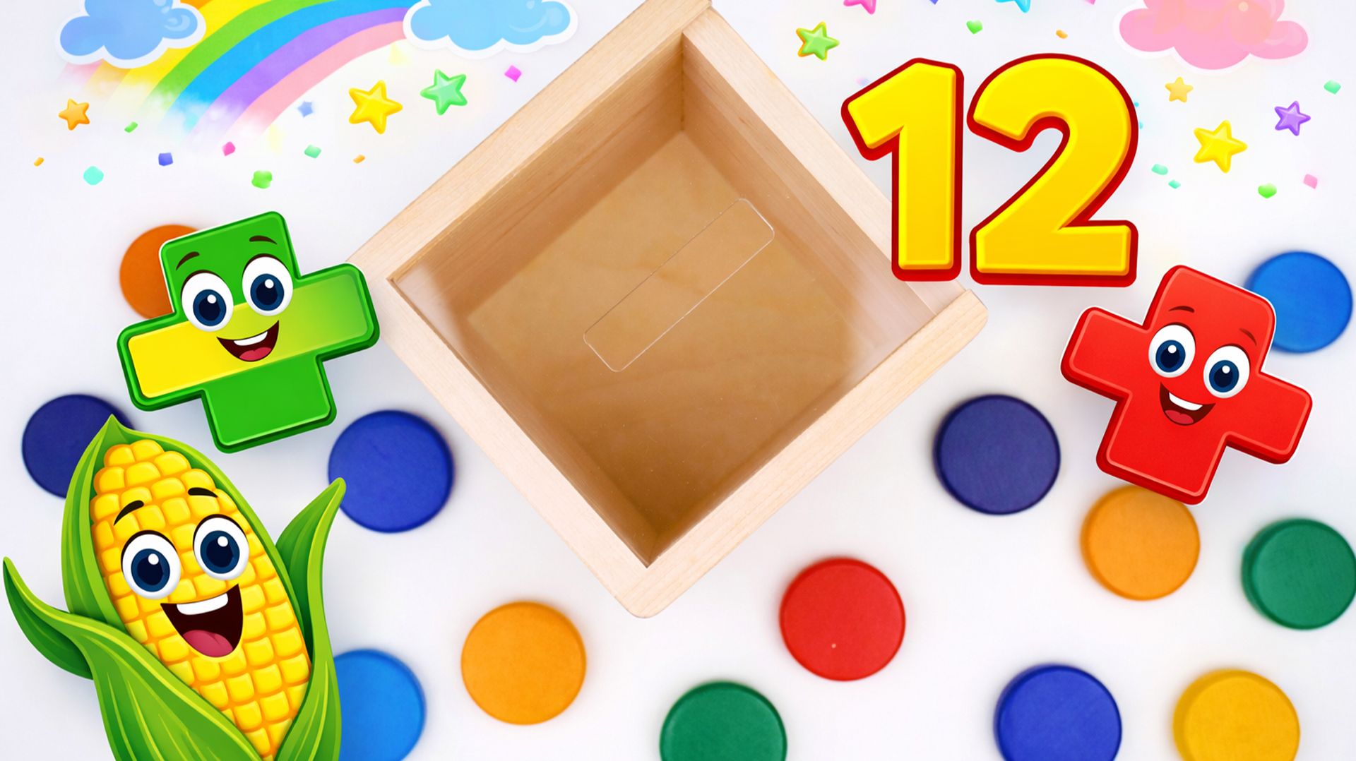 Считаем и Изучаем Цвета через Игру: Монтессори Метод