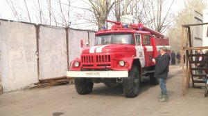 В Моршанске ликвидируют серьёзный пожар на суконной фабрике