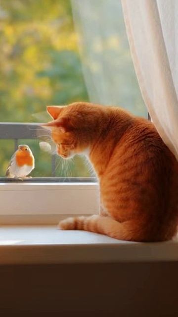 Оконный наблюдатель #cat #веселыекоты #funnycats #красиваякошка #видосыоткота #видосыоткота #funny