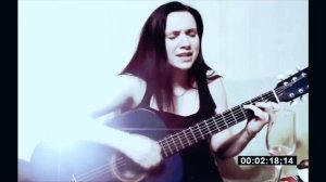 Инна Вальтер - Журавли (на гитаре)