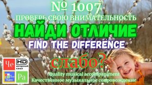 "Найди отличие" / "Spot the Difference"_ выпуск  1007