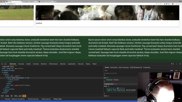 freeCodeCamp.org - 336 - Creating a Footer with MaterialUI (P5D5)