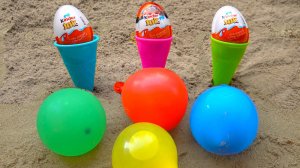 Игрушки Киндер Сюрпризы и Леди Баг | Мультики для детей и Песенки для малышей про Шарики