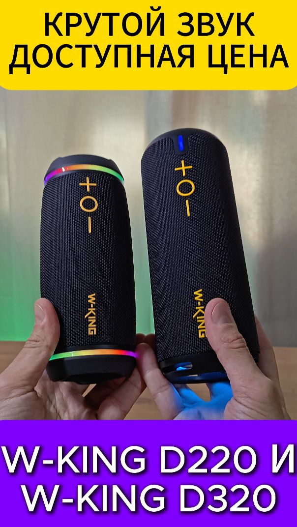 КРУТОЙ ЗВУК ПО ДОСТУПНОЙ ЦЕНЕ - W-KING D220 И W-KING D320  УДИВЛЯЮТ