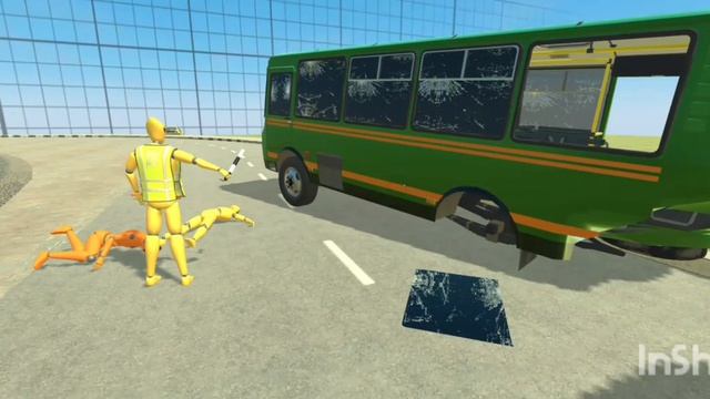 Аварии на выдуманных событиях в ВАЗ Краш тест симулятор 2 #2