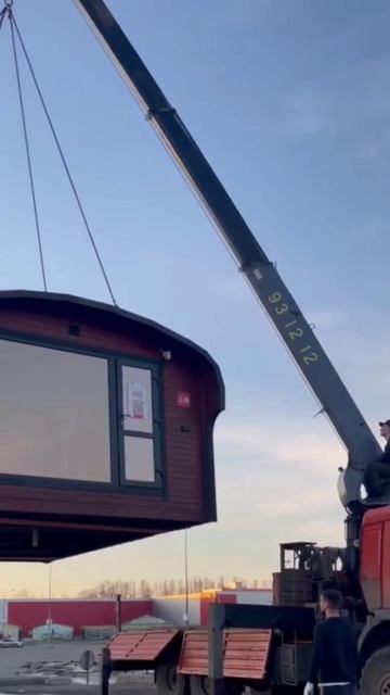 Грузим баню 6х4