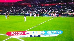 Футбол. Товарищеский матч Россия - Никарагуа