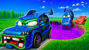 Машинки летают и прыгают! Развивающие мультики Машины помощники. Мультфильмы про машинки