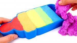 Для самых маленьких мультики. Кинетический песок. Первые игрушки. Новые звуки. Успокаивающее видео