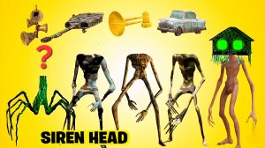 📢 СИРЕНОГОЛОВЫЙ 📢 - СОБЕРИ СИРЕНОГОЛОВОГО ПРАВИЛЬНО. SIREN HEAD - ВИДЫ.