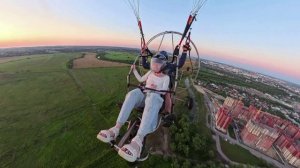 Юлия полет на закате август 2025