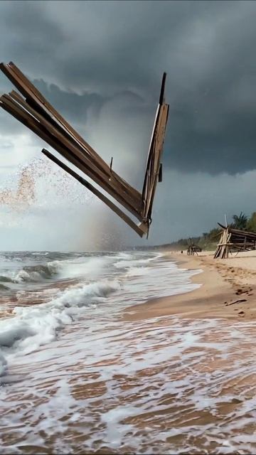 Водяной смерч: Природа в действии #природа #смерч #водянойсмерч