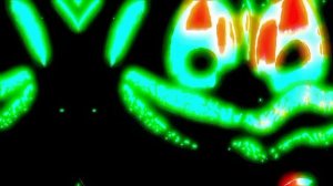 тройной светящийся искаженный гумибер