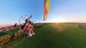 Полёт на закате 2 августа 2025 г