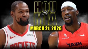 22.03.2026 | ОБЗОР МАТЧА | Хьюстон Рокетс - Майами Хит | Highlights