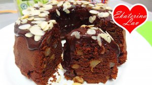 МЕГА ШОКОЛАДНЫЙ ВЛАЖНЫЙ КЕКС на сметане с грушей! Праздничный стол, Пасха! Chocolate cupcake!