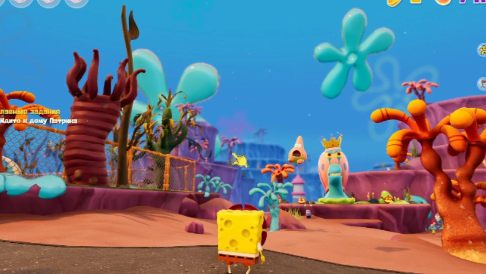 губка боб в космосе