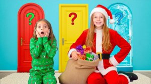 Новогодние приключение Насти и прыгучие игрушки