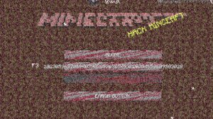 я нашел странную версию майнкрафта (первое арг)