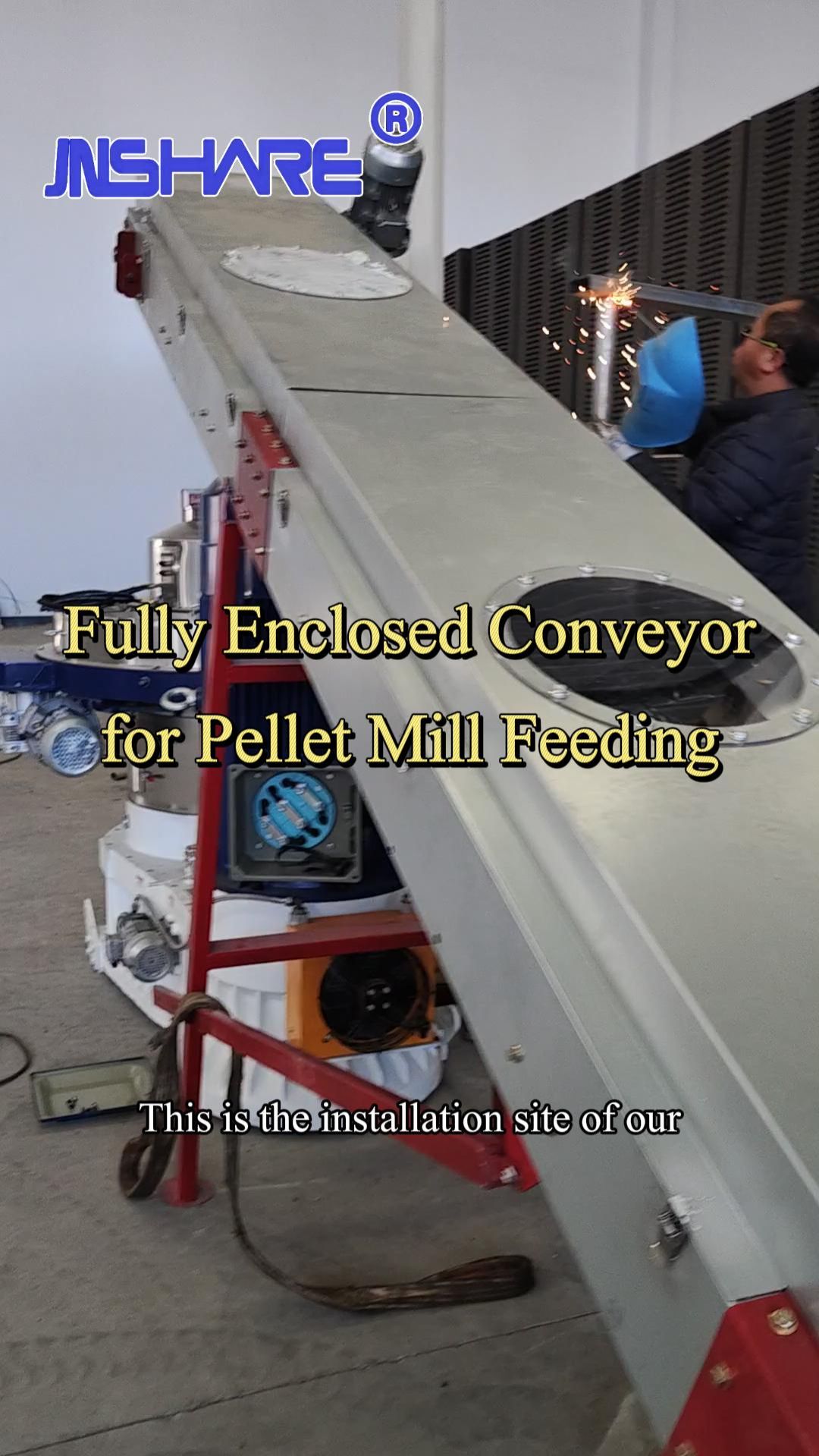 Эффективное и чистое гранулирование: гранулятор с полностью закрытым конвейером.