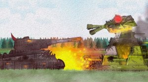 Кв-44 vs Левиафан, Смерть Кв-44? - Мультики про танки