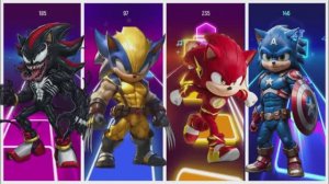 ВЕНОМ СОНИК против КАПИТАН ЕЖИК и РОСОМАХА СОНИК против ФЛЭШ СОНИК! МУЛЬТИК БАТТЛ ГЕРОЕВ