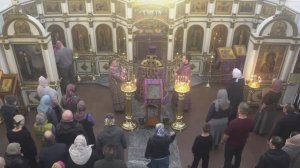 Запись трансляции 28 марта 17:00. Всенощное бдение