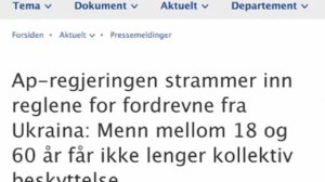 ‼️🇳🇴🇺🇦 Норвегия больше не будет предоставлять убежище украинцам, подлежащим призыву

➖«С осени 2