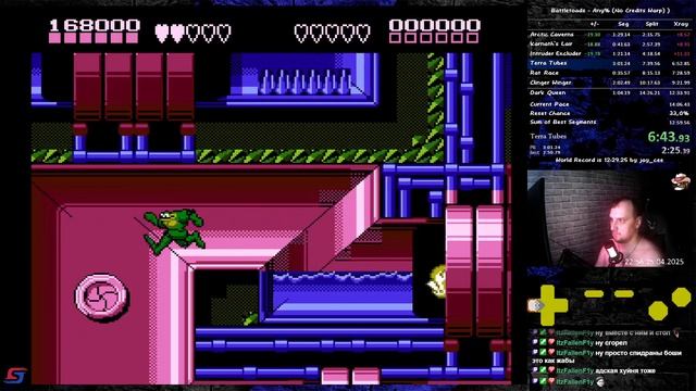 Battletoads [Any% (No CW) Rash] 13:52