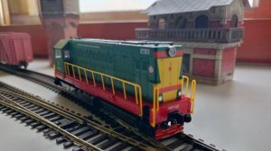 Тепловоз ЧМЭ2. Наши поезда. MODIMIO