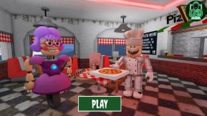 2 Карты Roblox Obby : Папа Пицца из пиццерии Папа Пицца с мисс Анит-Трон из тюрьмы #roblox