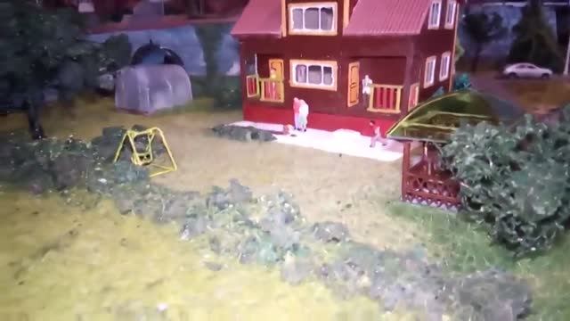 Макет дачи.