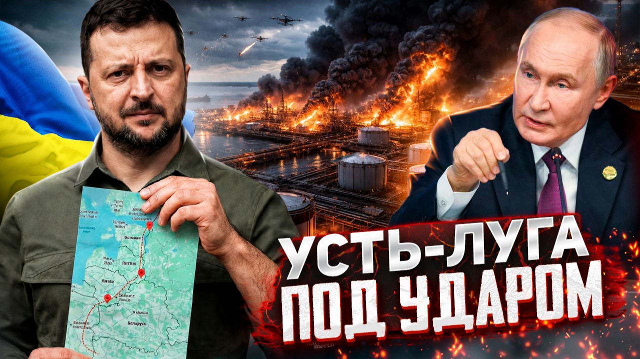 АТАКА на порты: Приморск и Усть-Луга под ударом. Россия объявляет форс-мажор? смотреть онлайн