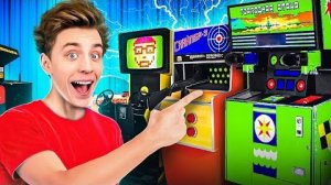 24 Часа в ИГРОВЫХ АВТОМАТАХ из ПРОШЛОГО ! в игре майнкрафт