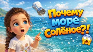 Почему море солёное? Развивающий мультфильм для детей. Мультики для девочек и для мальчиков