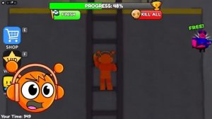 WATER BARRY'S PRISON RUN in Roblox!(Oren & Pinki)