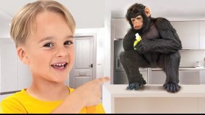 Дикие животные у меня дома. Учимся названия животных и интересные факты.