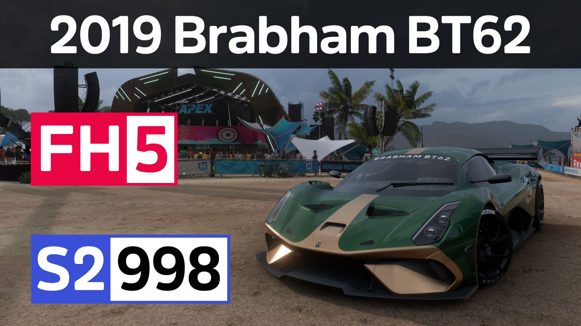 Forza Horizon 5 - 2019 Brabham BT62, Race