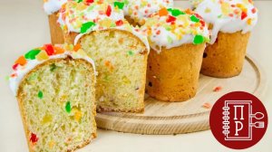 Лучший рецепт Пасхального Кулича на Жидком Тесте! Потрясающий Результат