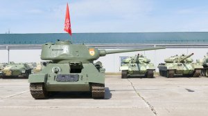 Танк Т-34-85, День танкиста в парке "Патриот", 14 сентября 2025