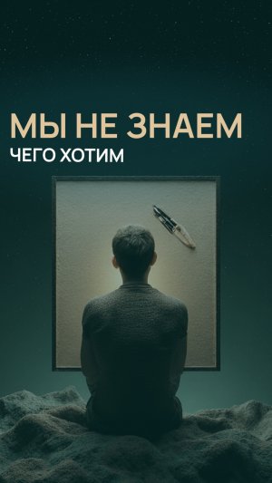 Мы не знаем чего хотим