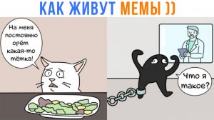 КАК ЖИВУТ МЕМЫ))) Комиксы | Мемозг 1736