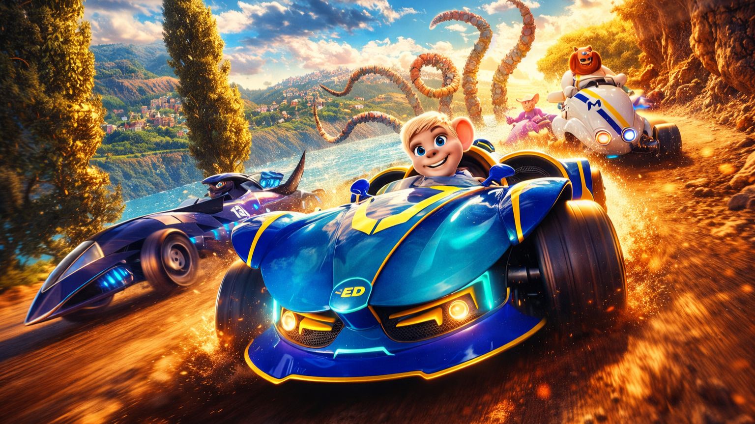 Пушистый форсаж Гран-при — трейлер (2025) ДУБЛЯЖ