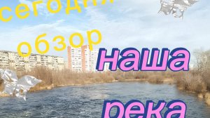 Обзор нашей реки. Только посмотрите какое течение