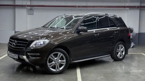 Обзор *шоколадного* Mercedes M-classe в 166 кузове с пробегом 209.000 км.
