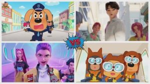 ШЕРИФ ЛАБРАДОР НА ЗАДАНИИ! 🐾👮♂️ ПРОТИВ ОХОТНИКОВ НА ДЕМОНОВ! КТО ГЕРОЙ ГОРОДА? МУЛЬТИК-БАТТЛ