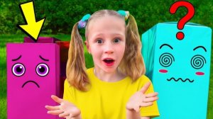 Настя учит детей правильному поведению и этикету в школе