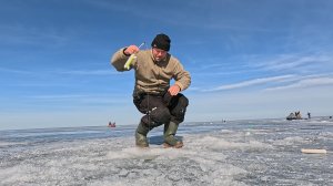 ВЕСЕННЯЯ КОРЮШКА, ПРАЗДНИК ДЛЯ РЫБАКОВ, СОЛНЦЕ, КЛЁВ , НУ РАЗВЕ ЭТО НЕ СЧАСТЬЕ!